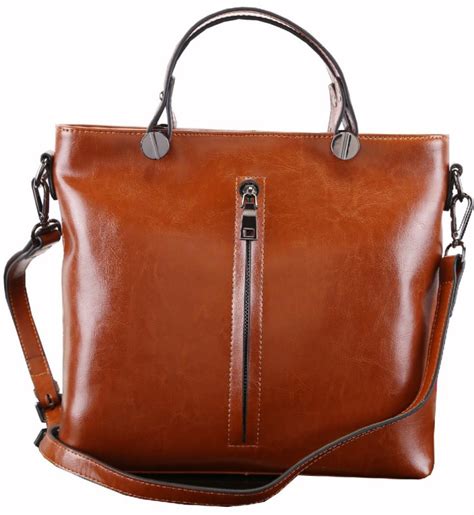 Heshe Fashion Women Genuine Leather Top Handle Tote Cross Body Handbag