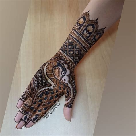 Aggregate More Than Peacock Tattoo Mehndi Design Best In Cdgdbentre