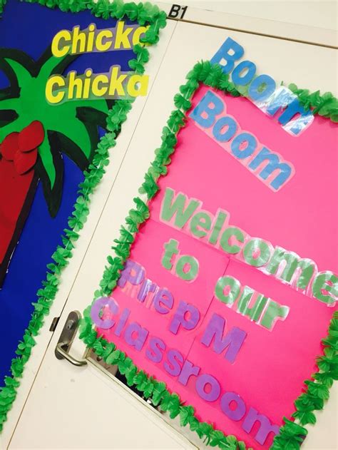 Classroom Door Prep 2016 This Years Theme Is Chicka Chicka Boom Boom Chicka Chicka Boom Boom