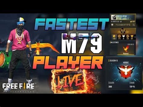 About video fastest player in free fire free fire best player raistar vs ankush ff. FASTEST M79 PLAYER IS LIVE - FREE FIRE LIVE TELUGU-FREE ...
