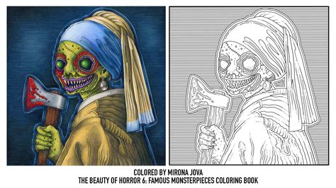 The Beauty Of Horror Coloring Books