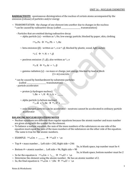 Classifying chemical reactions answers section 3 reinforcement this way relatively classifying chemical reactions worksheet answer key classifying chemical reactions answers instructional fair inc. Balancing Nuclear Reactions Worksheet - Nidecmege