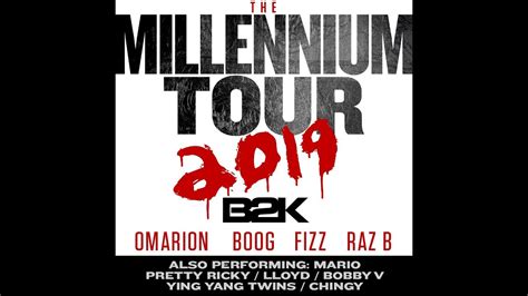 Omarion B2k Millennium Tour 2019 Announcement Youtube