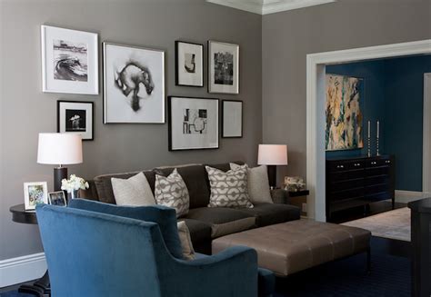 Taupe And Grey Living Room
