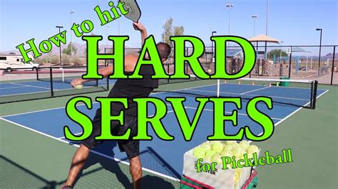 Pickleball is a game that combines when it comes to racquet sports, the right shoes are essential. How to Hit a Hard Serve for Pickleball - Strategies ...