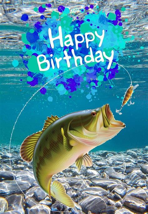 Free Fishing Birthday Cards Printable
