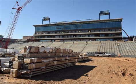 Check Of The Construction Progress At Protective Stadium In Birmingham