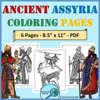 Ancient Assyria Mesopotamian Cultures Coloring Pages Coloring Pages