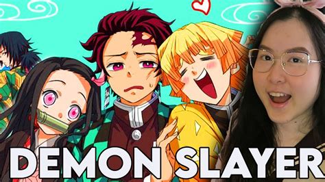 NEZUKO IS THE CUTEST!!! DEMON SLAYER CUTE MOMENTS - REACTION - YouTube