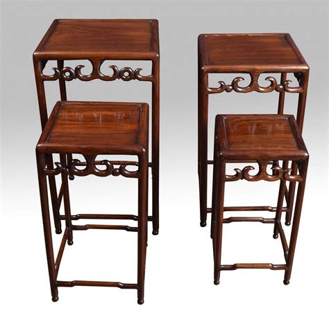 Nest Of Four Graduated Chinese Rosewood Tables At 1stdibs