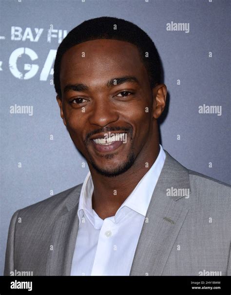 Anthony Mackie Attending The Pain And Gain Premiere Held At Tcl Chinese