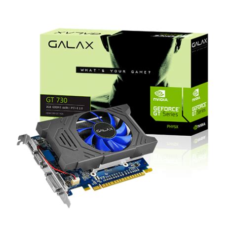 Manual driver download including game ready driver and studio driver. GALAX GEFORCE GT 730 2GB GDDR5 - 顯示卡