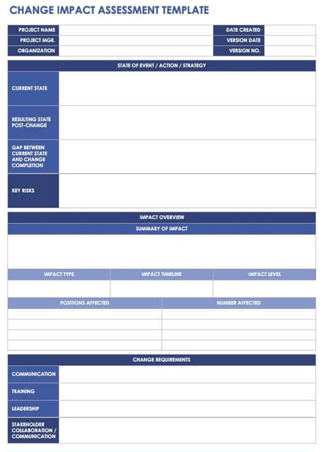 This task object is one level below root level, so it uses the parent table as a link element. Free Change Management Templates | Smartsheet
