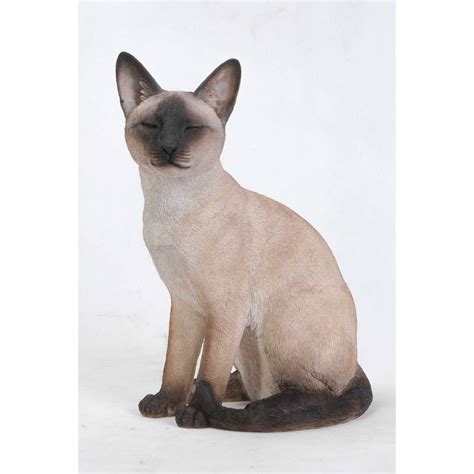 Hi Line T Ltd Sitting Siamese Cat Statue