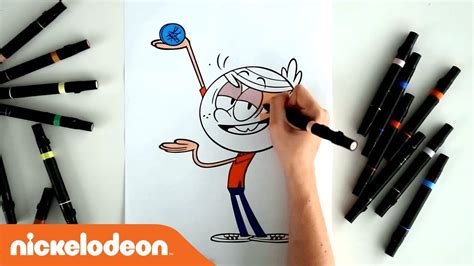 The Loud House | 🖍️ COLORING Lincoln Loud!! 🖍️ - YouTube