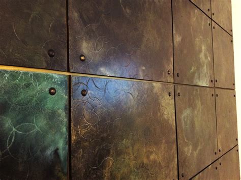 Bronze Metal Wall Panels Devlin In Design Specialist Decorators Uk