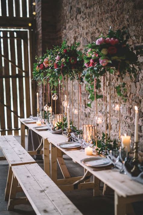 Summer Wedding Table Decor Via