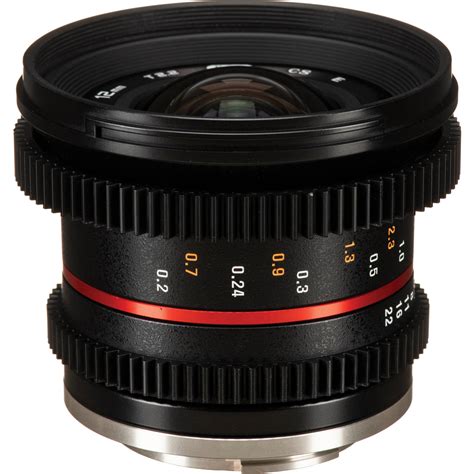 Rokinon 12mm T22 Cine Lens For Sony E Mount Cv12m E Bandh Photo