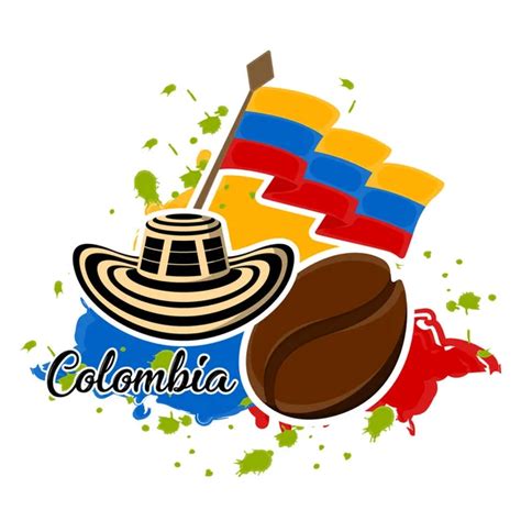 Imagen Representativa De Colombia — Vector De Stock © Jokalar01 311453298