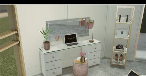 Simvault Sims 4 Sims Parisian Vanity