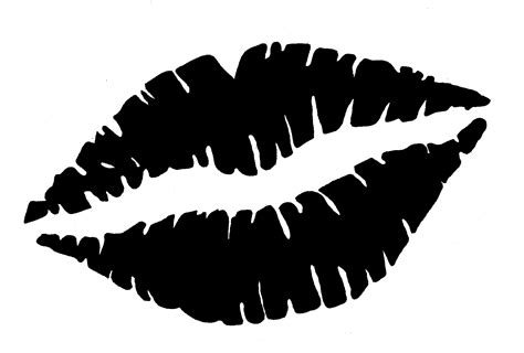 Kissing Lips Black And White Clipart Clipart Best Clipart Best Images And Photos Finder