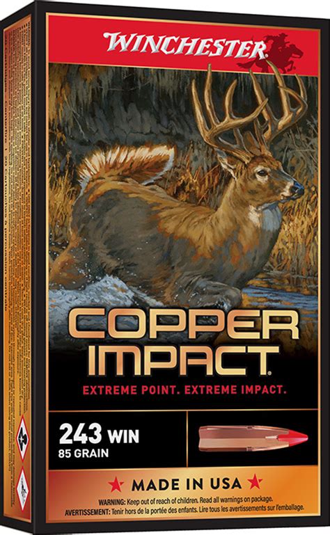 Winchester Copper Impact 350 Legend 150 Grain Copper Extreme Point Lead