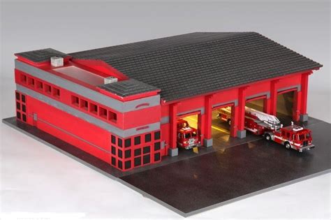 American Diorama 164 4 Bay Fire Station Code 3 Trucks For Sale