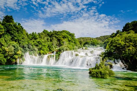 The Waterfalls Of Krka National Park Croatia