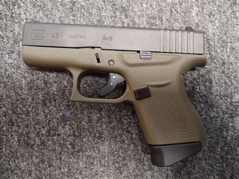 Glock 43 9mm Od Green And Black For Sale