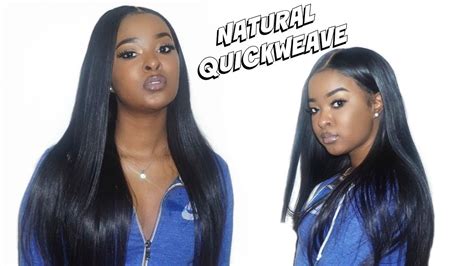 Quick Weave With No Leave Out Using Bonding Glue Hj Weave Beauty