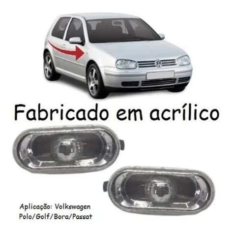 Par Lanterna Pisca Seta Lateral Vw Golf 2001 2002 2003 2004 Mercado Livre