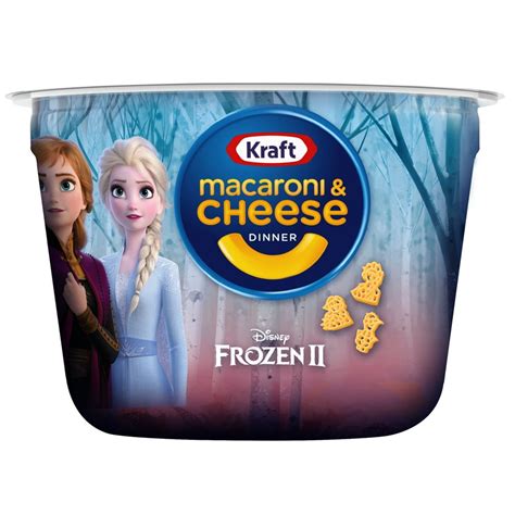 Kraft Macaroni And Cheese Easy Microwavable Dinner With Disney Frozen Ii
