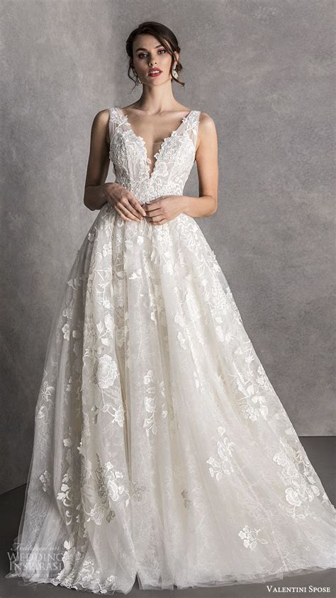 This dress combines some of our favorite summer wedding guest dress styles; Valentini Spose Spring 2020 Wedding Dresses | Wedding ...