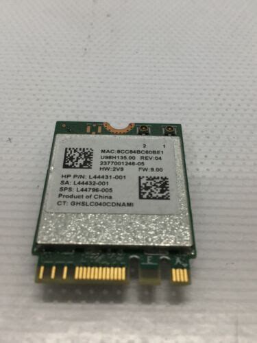 HP Realtek 802.11ac WIFI Wireless Adapter Card RTL8822CE L44796-005