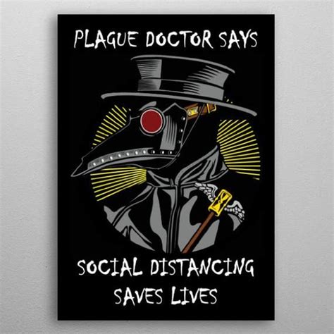 Plague Doctor Poster Plague Doctor Plague Doctor