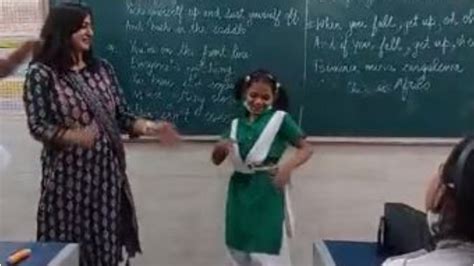 Haryanvi Song Gets Teacher Grooving During Class Video Goes Viral