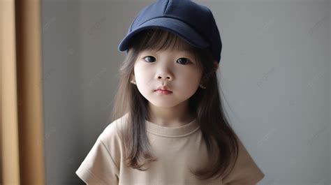 милая девушка азиатские прически на детское лицо дети девочки повседневная футболка детский