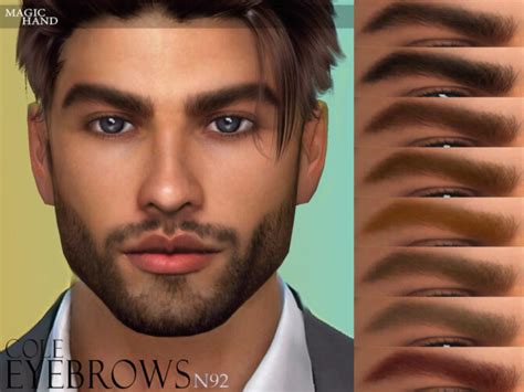 Cole Eyebrows N92 By Magichand At Tsr Sims 4 Updates