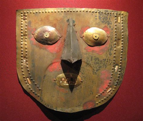 Lambayeque Chim Culture Gold Mask Precolumbian Peruvian G Flickr
