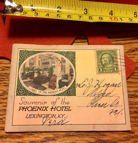 Souvenir miniature postcard booklet, circa 1925, Phoenix hotel