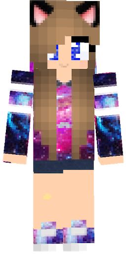 Purple Glass Red Glass Minecraft Skins Cool Girl Building Skin