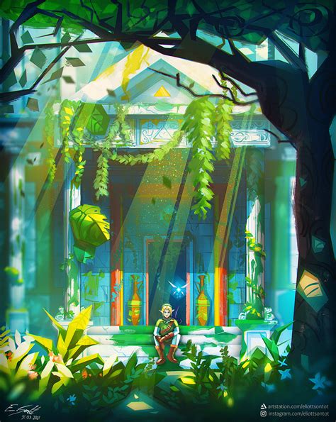 The Legend Of Zelda Ocarina Of Time Forest Temple