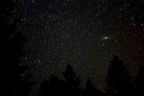 Andromeda Galaxy Through A Telescope