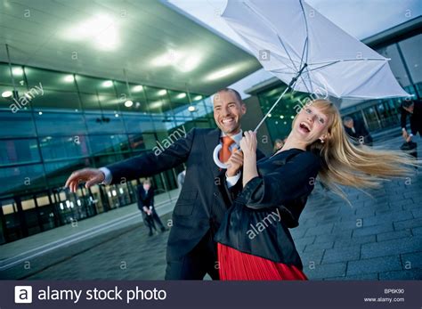 Strong Wind Umbrella Stock Photos And Strong Wind Umbrella Stock Images