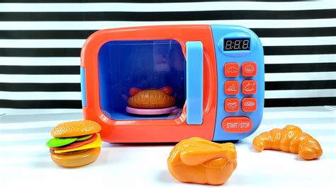 Toy Microwave Boley Just Like Home Pretend Kitchen Play Set For Kids