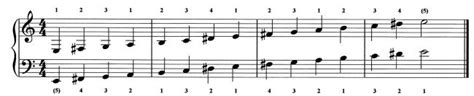 Traditional western harmony is tertiary: The E Minor Scales