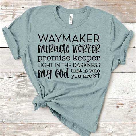 Waymaker Miracle Worker Promise Keeper My God Svg Dxf Png Etsy Cute