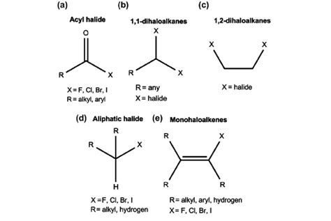 Structural Alerts Founded In The Literature A Acyl Halide B