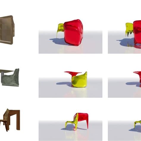Sample Images From The Scene Shapes Dataset Each Row Contains An