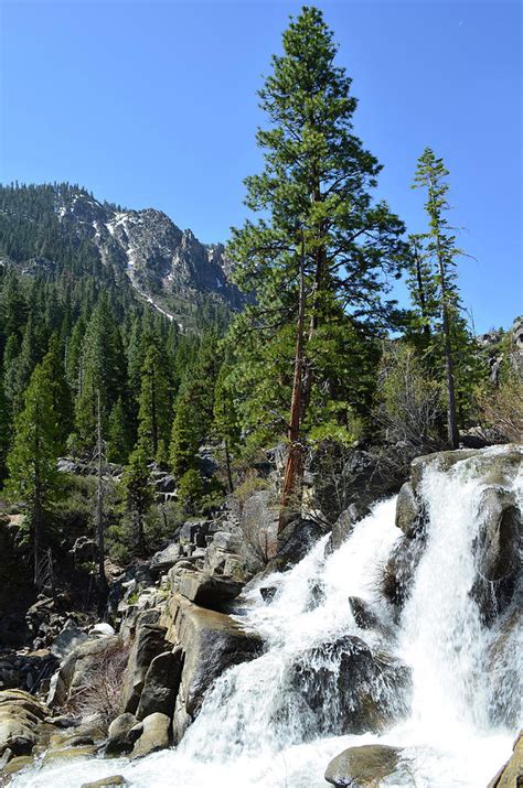 Grover Hot Springs Waterfall Photograph By Mindy Linford